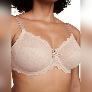 Chantelle "Rive Gauche" Cappuccino UW Full Coverage Unlined Bra Size 40D